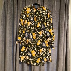 Olivia James the label fall floral shift dress